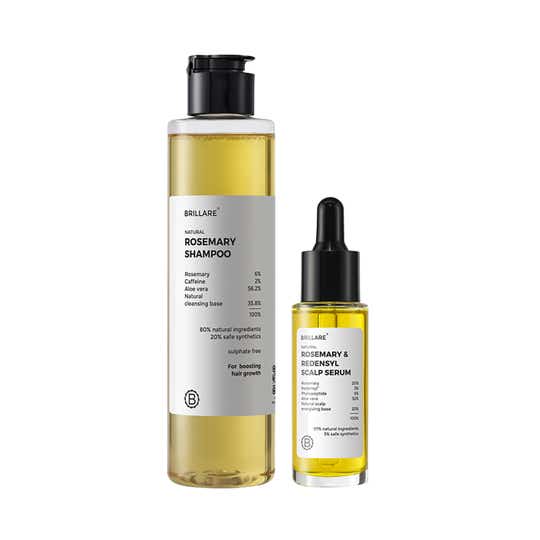 Brillare Rosemary Shampoo & Scalp Serum -Combo