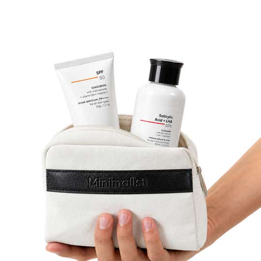 Minimalist Acne & SPF Duo - Cleanser + Sunscreen