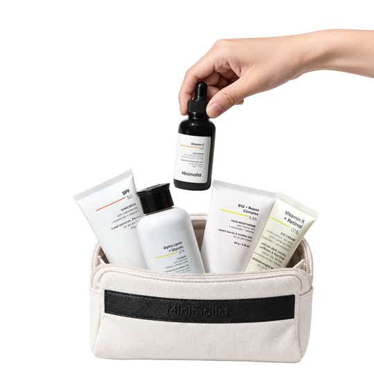 Minimalist Glow & Repair Combo - Face Wash + Face Serum + Moisturizer +Sunscreen + Eye Cream