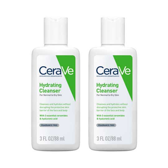 CeraVe Hydrating cleanser Non-Foaming Face Wash For Dry Skin Combo