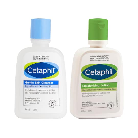Cetaphil Cleansing & Hydrating Regime For All Skin Types Combo