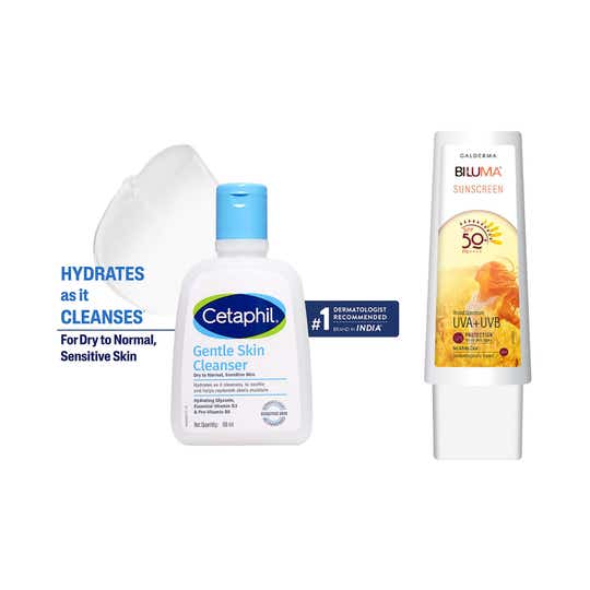 Cetaphil Cleansing & Hydrating Regime For All Skin Types Combo