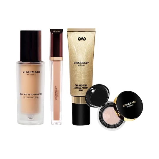 Charmacy Milano Ace the Base Combo - Prep & Set + Foundation + Concealer