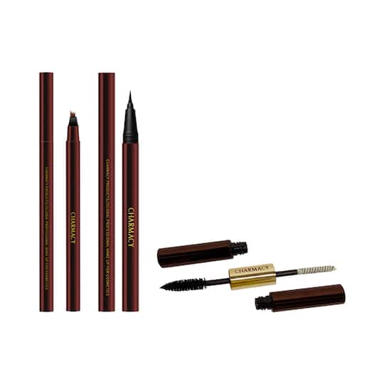 Charmacy Milano Eyeliner, Mascara & Eyebrow Combo