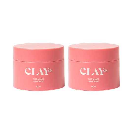 ClayCo. Rice & Sake Sleep Mask Pack of 2 Combo (2 x 50 ml)
