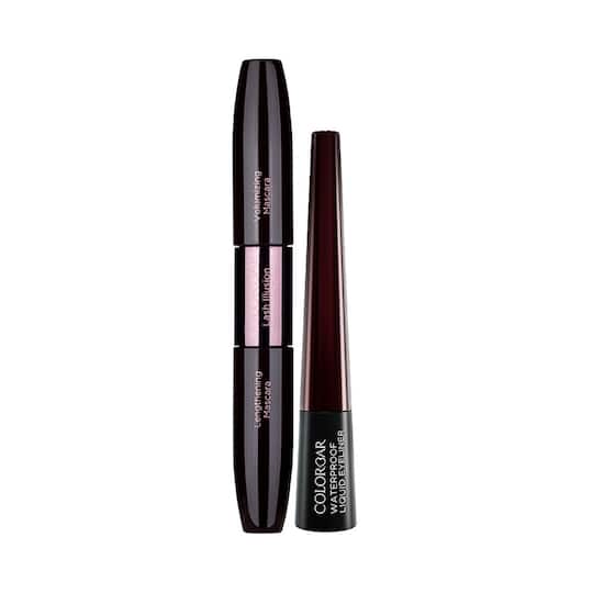 Colorbar Precision Waterproof Eyeliner + Carbon Black Duo Mascara Combo