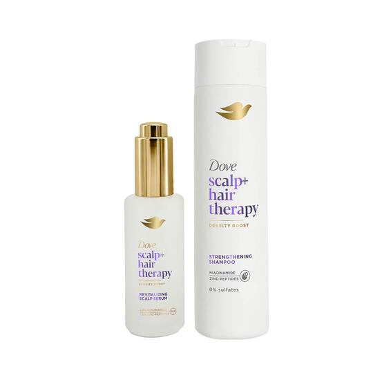 Dove Scalp + Hair Therapy Revitalizing Serum + Sulphate Free Shampoo Combo