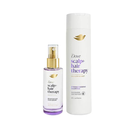Dove Scalp + Hair Therapy Reinforcing Serum + Sulphate Free Shampoo Combo