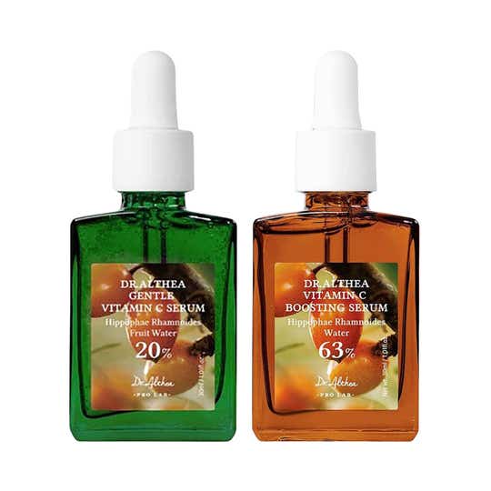 Dr.Althea Gentle Vitamin C Serum + 345 Relief Cream Combo