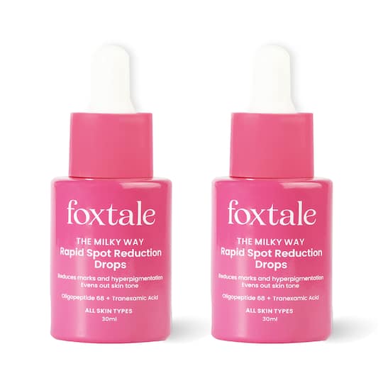 Foxtale Rapid Spot Reduction Drops For Hyperpigmentation & Dark Spot Removal (30ml) Pack of 2 Combo