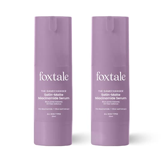 Foxtale 5% Niacinamide Face Serum With Olive Leaf Extract (30ml) Pack of 2 Combo