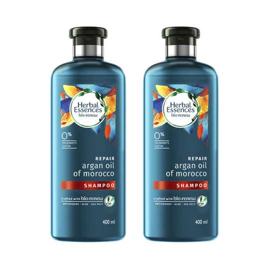 Herbal Essences Repair Argan Oil of Morocco Shampoo (400 ml) (Pack of 2)