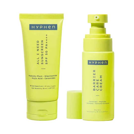 Hyphen All I Need Sunscreen SPF 50 PA ++++ & Barrier Care Cream (Oily Skin) Combo