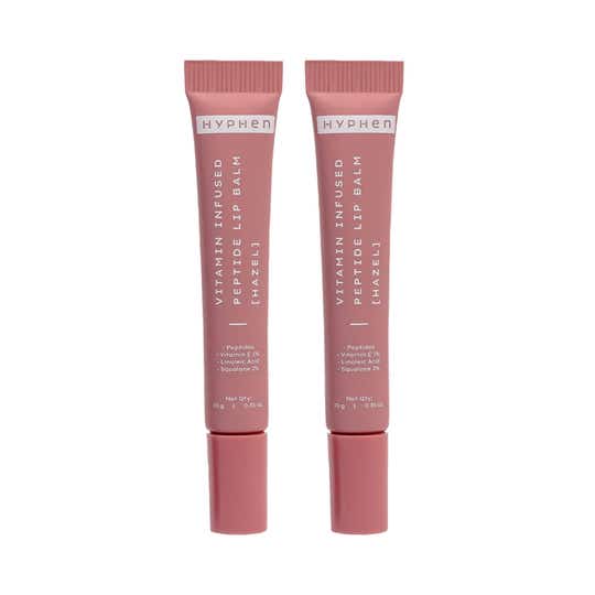 Hyphen Vitamin Infused Peptide Lip Balm Hazel Pack of 2 Combo