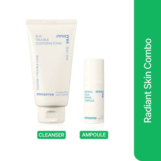 Innisfree Face Wash And Retinol Radiant Skin Combo
