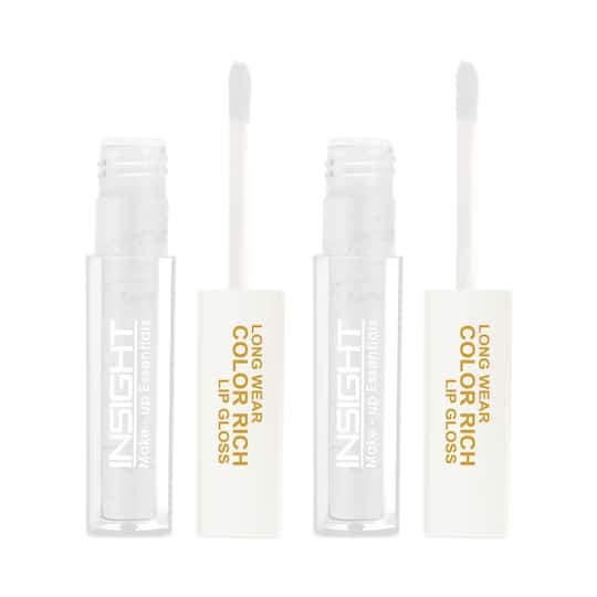 Insight Cosmetics Long Wear Color Rich Lip Gloss Combo - Frost (4 ml) (Pack of 2)