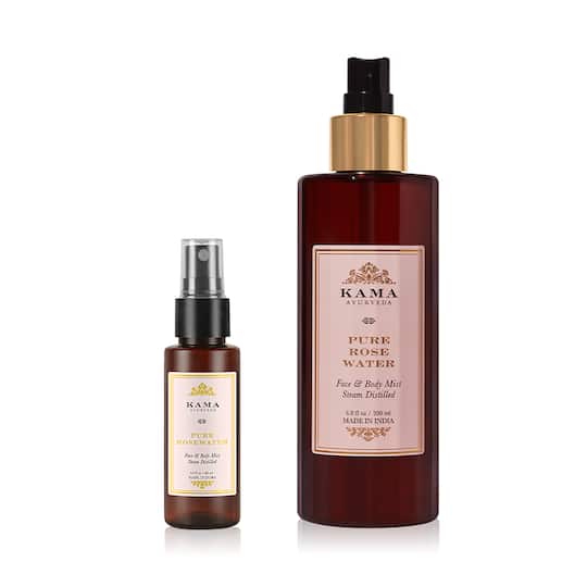 Kama Ayurveda Rose water Full Size & Mini Combo