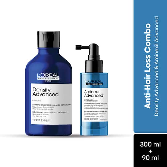L'OREAL PROFESSIONNEL Anti-Hair Loss Regime-Density Advanced Shampoo(300ml)Aminexil Advanced Combo
