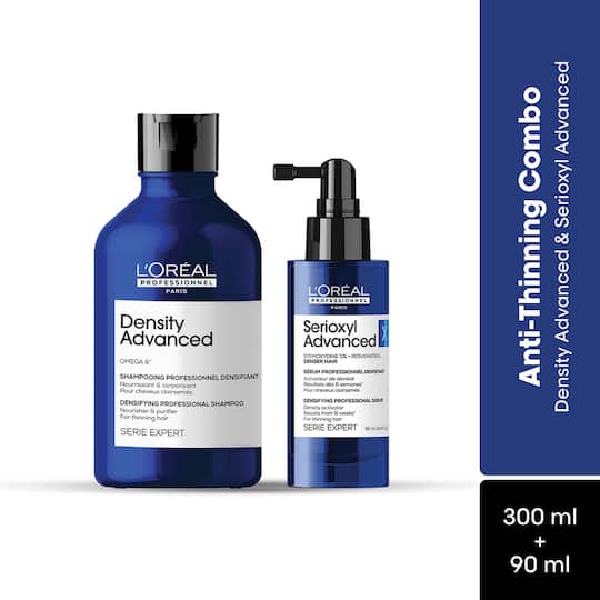 L'OREAL PROFESSIONNEL Density Activator Regime-Density Advanced Shampoo & Serioxyl Advanced Combo