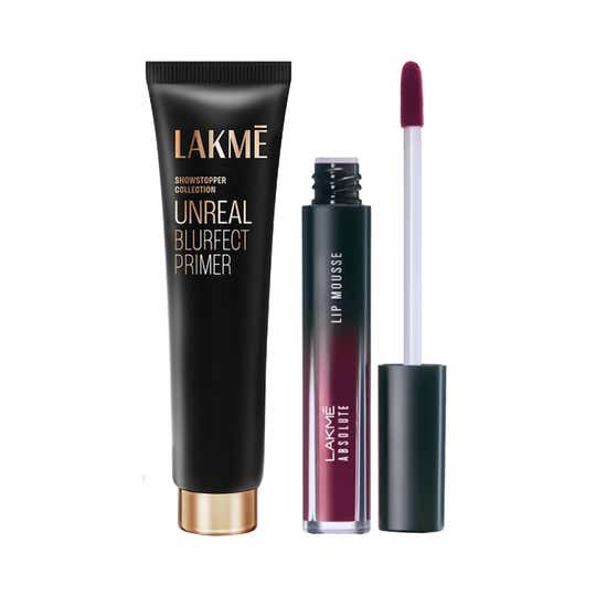 Lakme Mini Primer + Crimson Sky Combo