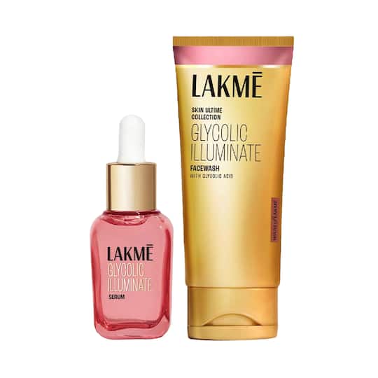 Lakme Glycolic Serum & Facewash Combo