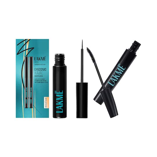 Lakme Eyeconic Combo (Liner Pen + Kajal + Mascara) 4 Pc