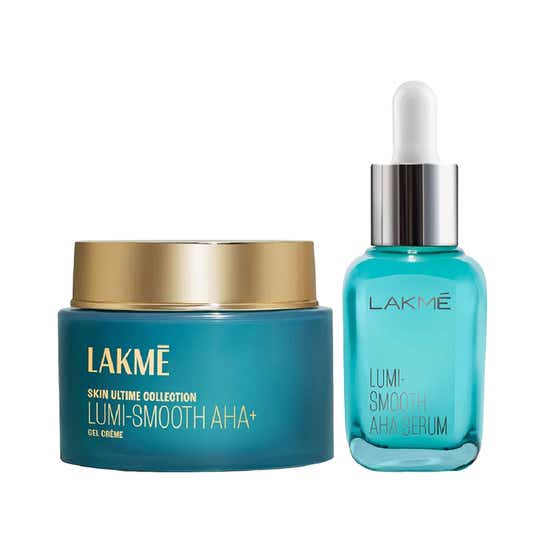 Lakme Lumi Smooth AHA Day Cream & Serum Combo