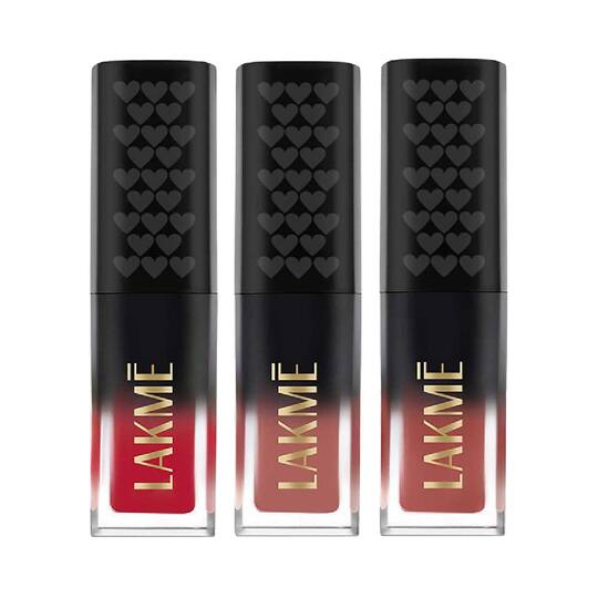 Lakme Lip Mousse Mini Valentine Trio