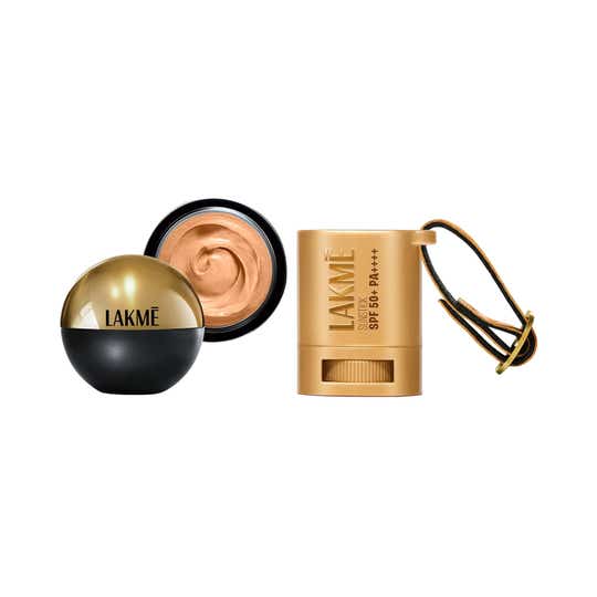 Lakme Sun Expert Invisible SPF50 Stick 8g + Lakme Mousse Foundation Beige Honey 25g