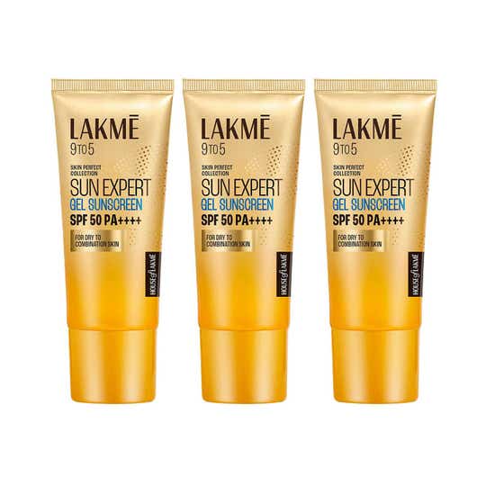 Lakme Sun Expert SPF 50 Gel 100 g Combo Of 3