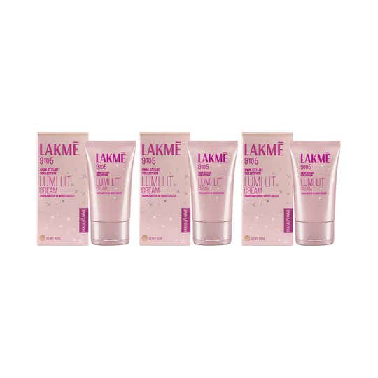 Lakme Lumi Lit Skin Cream 30 g Combo Of 3