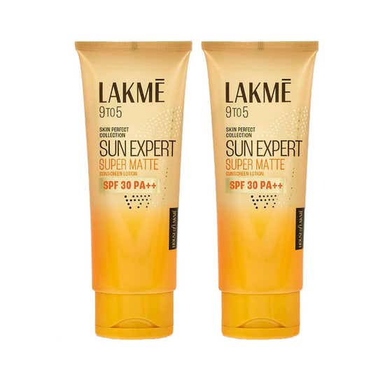 Lakme Sun Expert SPF 30 Ultra Matte Lotion 50 ml Combo Of 2