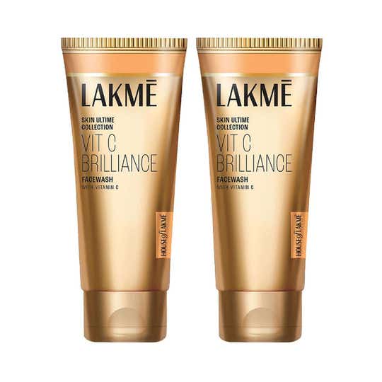Lakme Vitamin C Brilliance Facewash with Vitamin C 100 g Combo Of 2