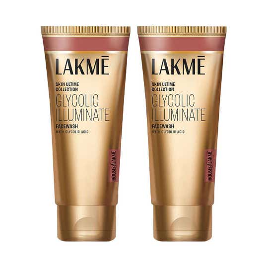 Lakme Glycolic Illuminate Facewash with Glycolic Acid 100 g Combo Of 2
