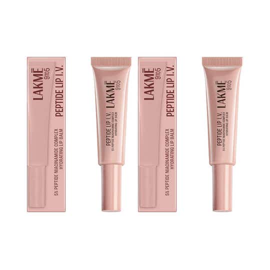 Lakme Peptide Lip Iv, Hydrating Lip Balm, Og Overnight Achiever 10 g Combo Of 2