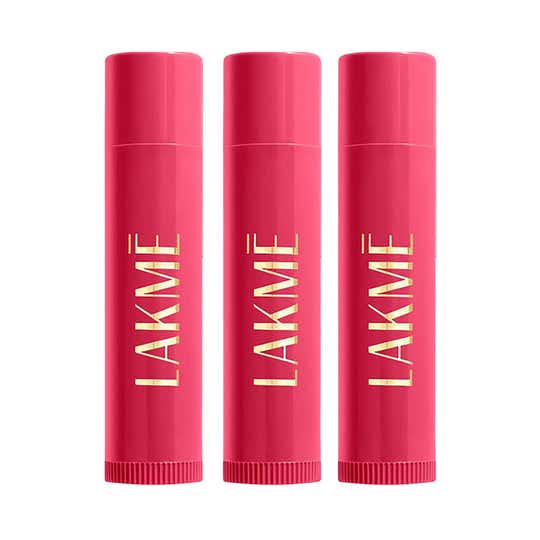 Lakme Lip Love Cherry Lip Care 22 Hrs Moisture SPF 15 4.5g Combo Of 3