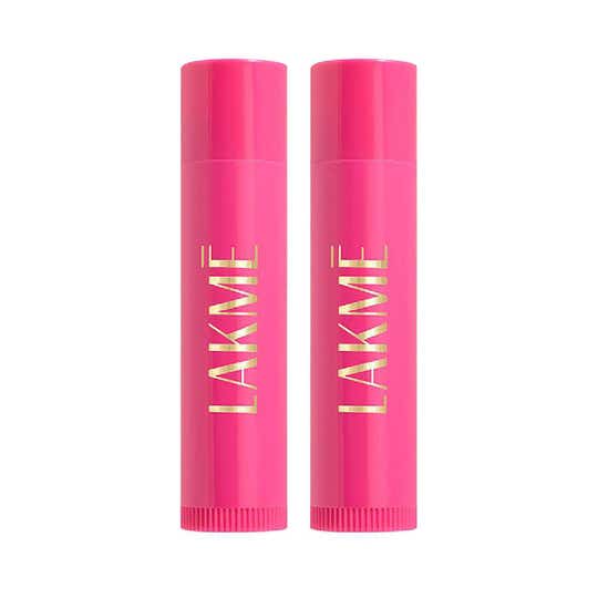 Lakme Lip Love Strawberry Lip Care 22 Hrs Moisture SPF 15 4.5g Combo Of 2
