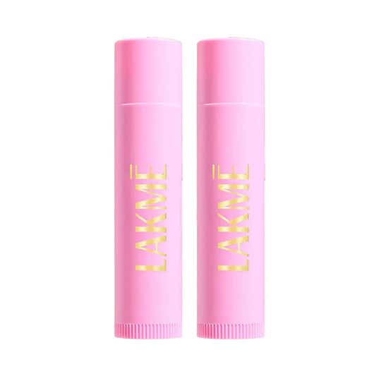Lakme Lip Love Chapstick Lip Balm - Insta Pink 4.5 g Combo Of 2
