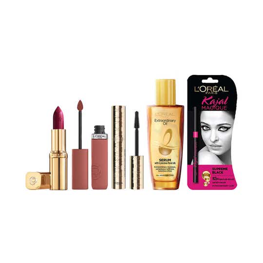 L'Oreal Paris Glam Vault Make Up essentials Kit Combo