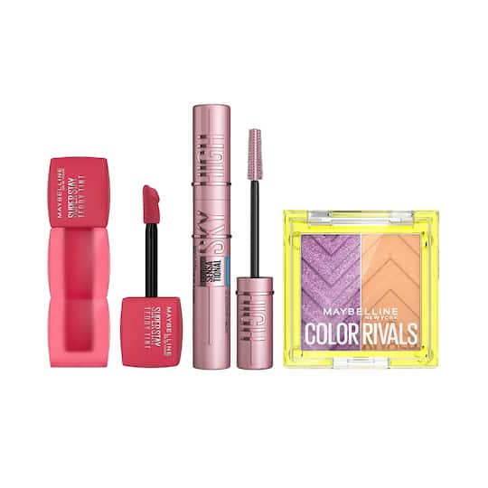 Maybelline New York #Y3K: Concert Glam Combo - Lip & Cheek Tint, Mascara, Eyeshadow