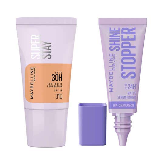 Maybelline New York, Longwear Oil free Primer+ Foundation Combo (Deep skin) Combo