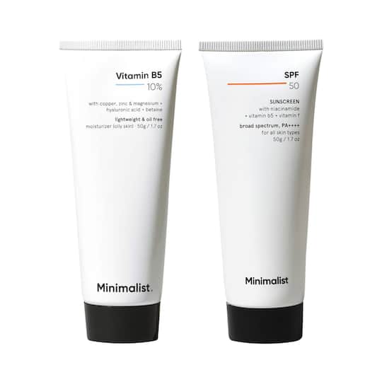 Minimalist Barrier Repair & SPF Duo - Moisturizer + Sunscreen