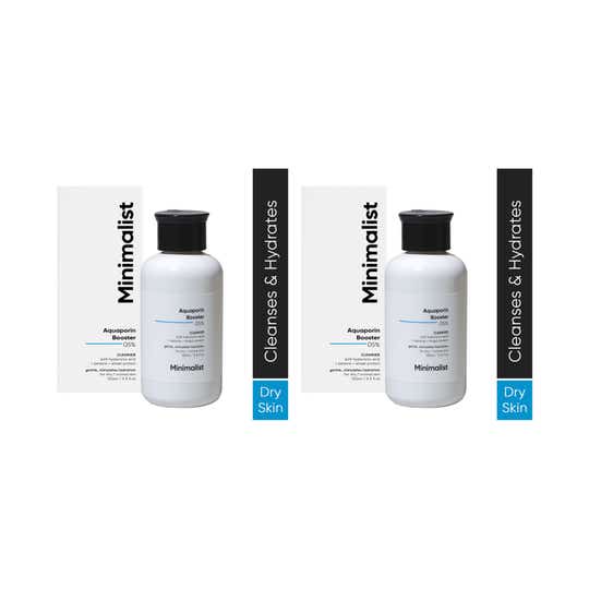 Minimalist Aquaporin 5% Booster Face Wash With Hyaluronic Acid (100 g) - Combo of 2
