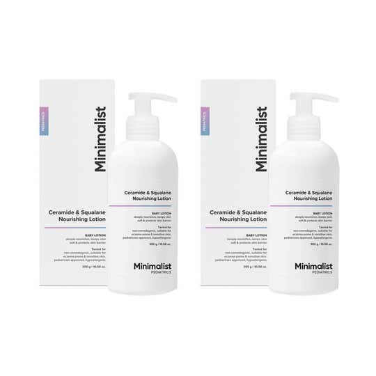 Minimalist Pediatrics Ceramide & Squalane Nourishing Lotion (300 g) - Combo of 2