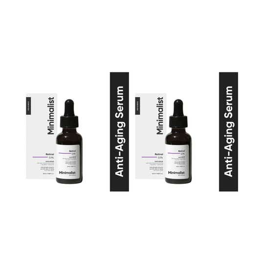 Minimalist Retinal 0.1% Face Serum (20 ml) - Combo of 2