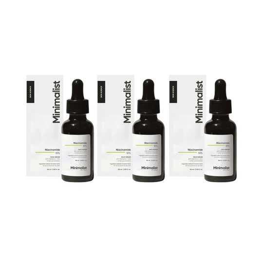 Minimalist Niacinamide 10% Face Serum (60 ml) - Combo of 3