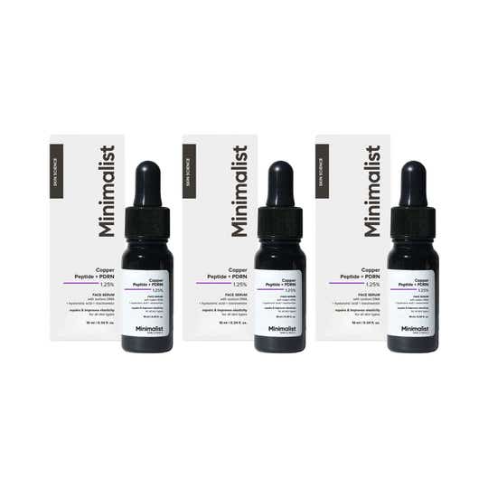 Minimalist Copper Peptide + PDRN 1.25% Serum (10 ml) - Combo of 3