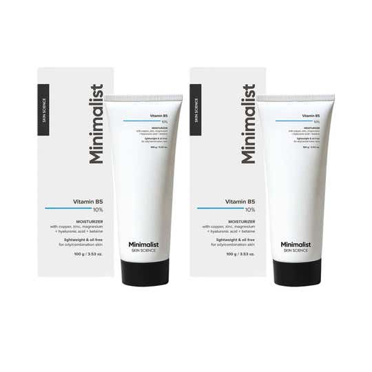 Minimalist Vitamin B5 10% Moisturizer (100 g) - Combo of 2