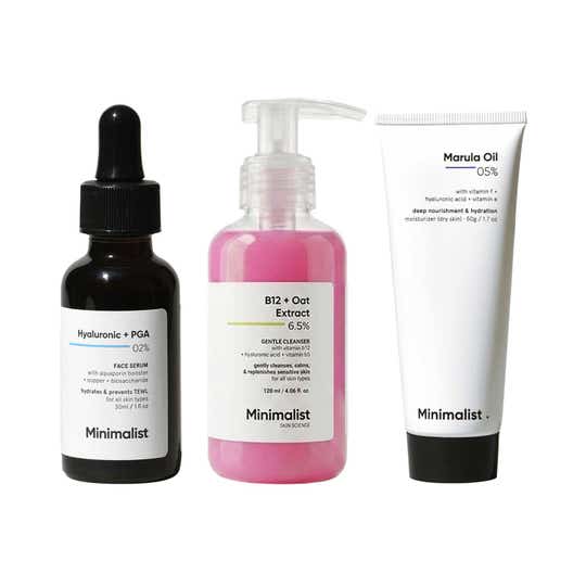 Minimalist Dry Skin 3-Step Rescue Kit