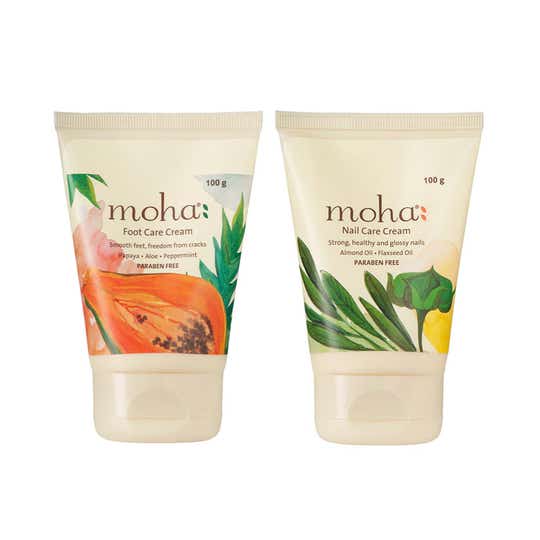 Moha Foot Care Cream & Nail Care Cream Combo (100 g + 100 g)